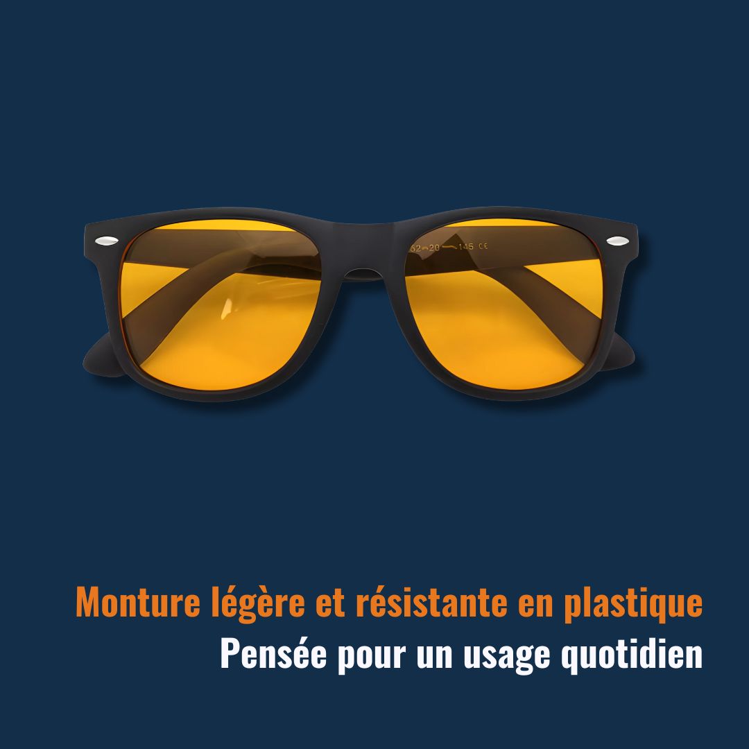 Lunettes filtrant la lumière bleue nocive des écrans