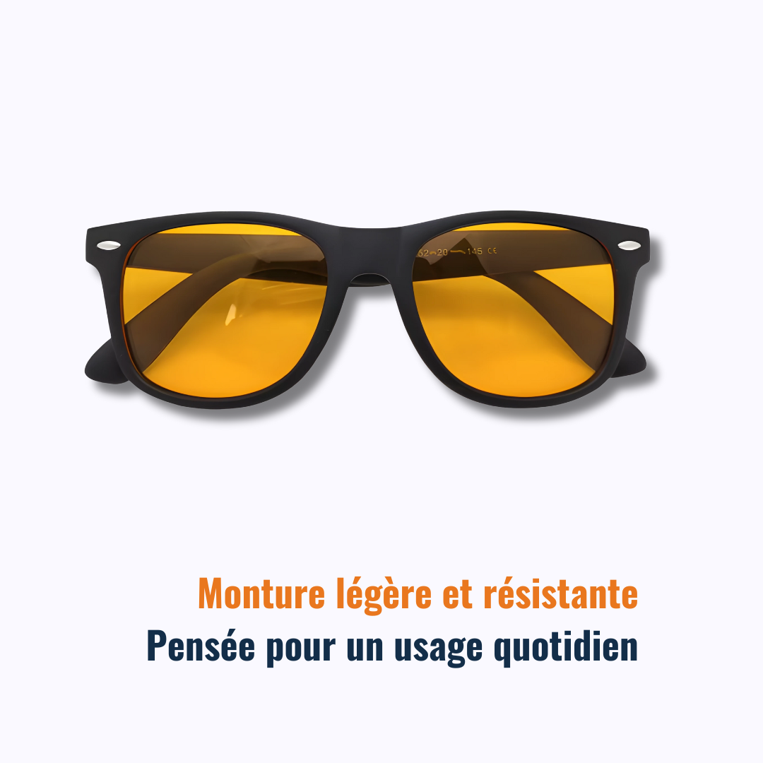 Lunettes filtrant la lumière bleue nocive des écrans
