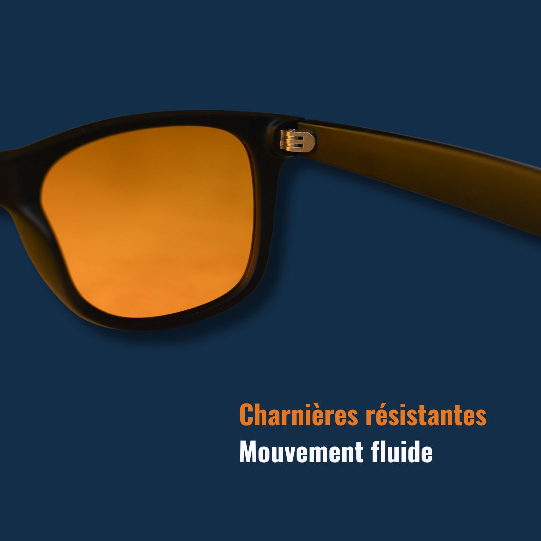 Lunettes filtrant la lumière bleue nocive des écrans