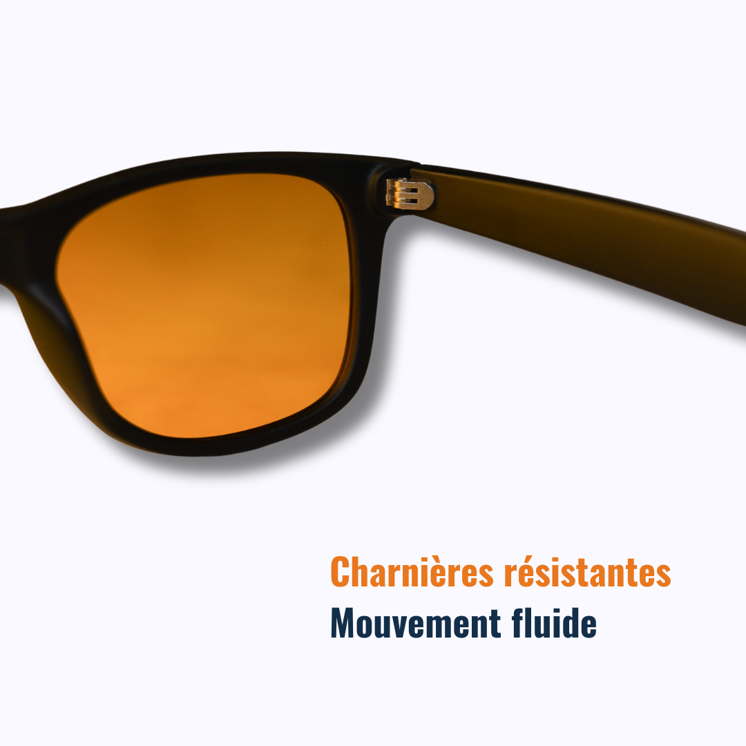 Lunettes filtrant la lumière bleue nocive des écrans